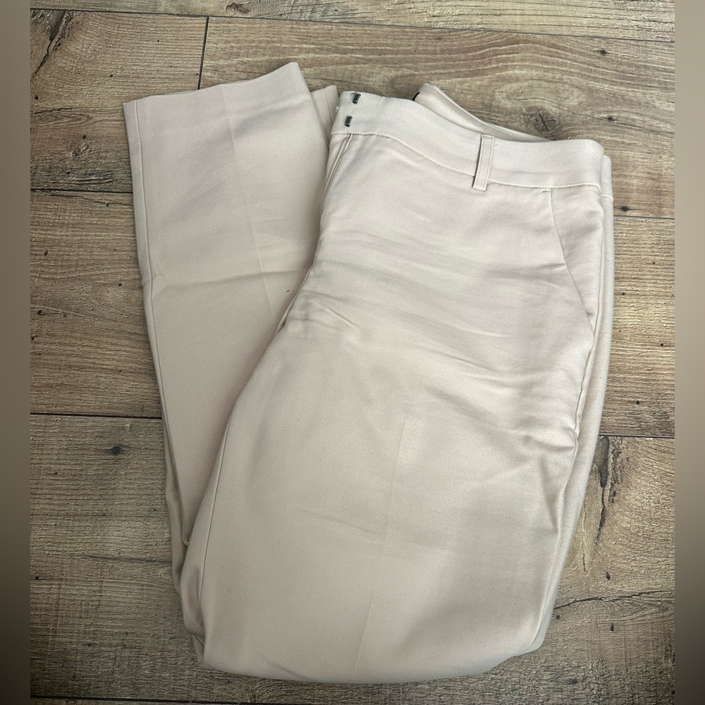 Express cream dress pants